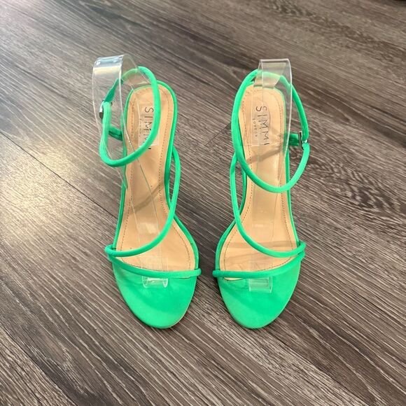 Simmi London Cassie Strappy Toggle Heels - Picture 3 of 5